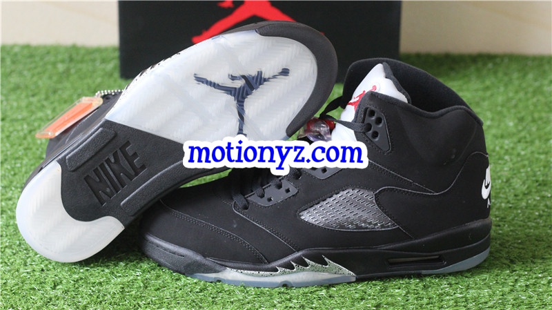 Authentic Air Jordan 5 Retro Blackmetallic